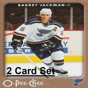 Barret Jackman Hockey Card Collection